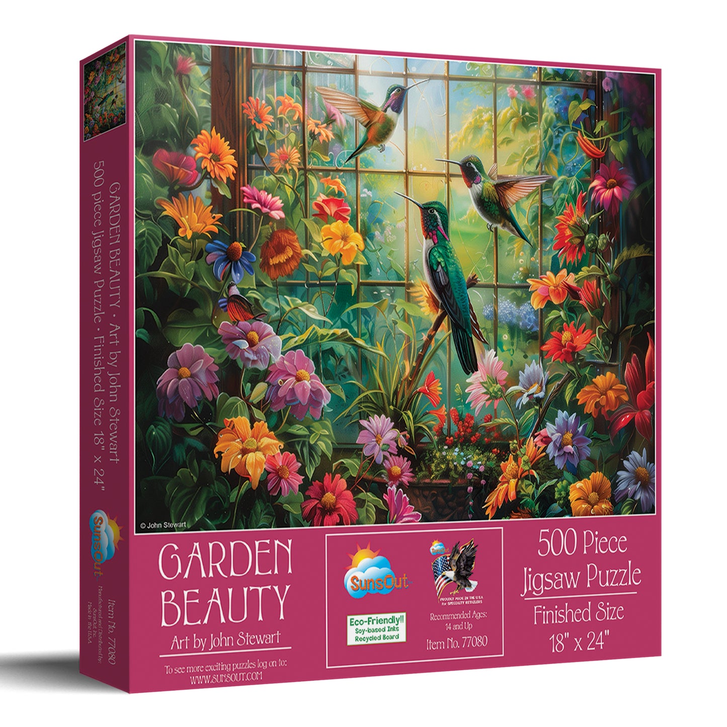 Garden Beauty 500 pc  Jigsaw Puzzle 77080