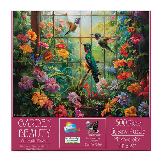 Garden Beauty 500 pc  Jigsaw Puzzle 77080