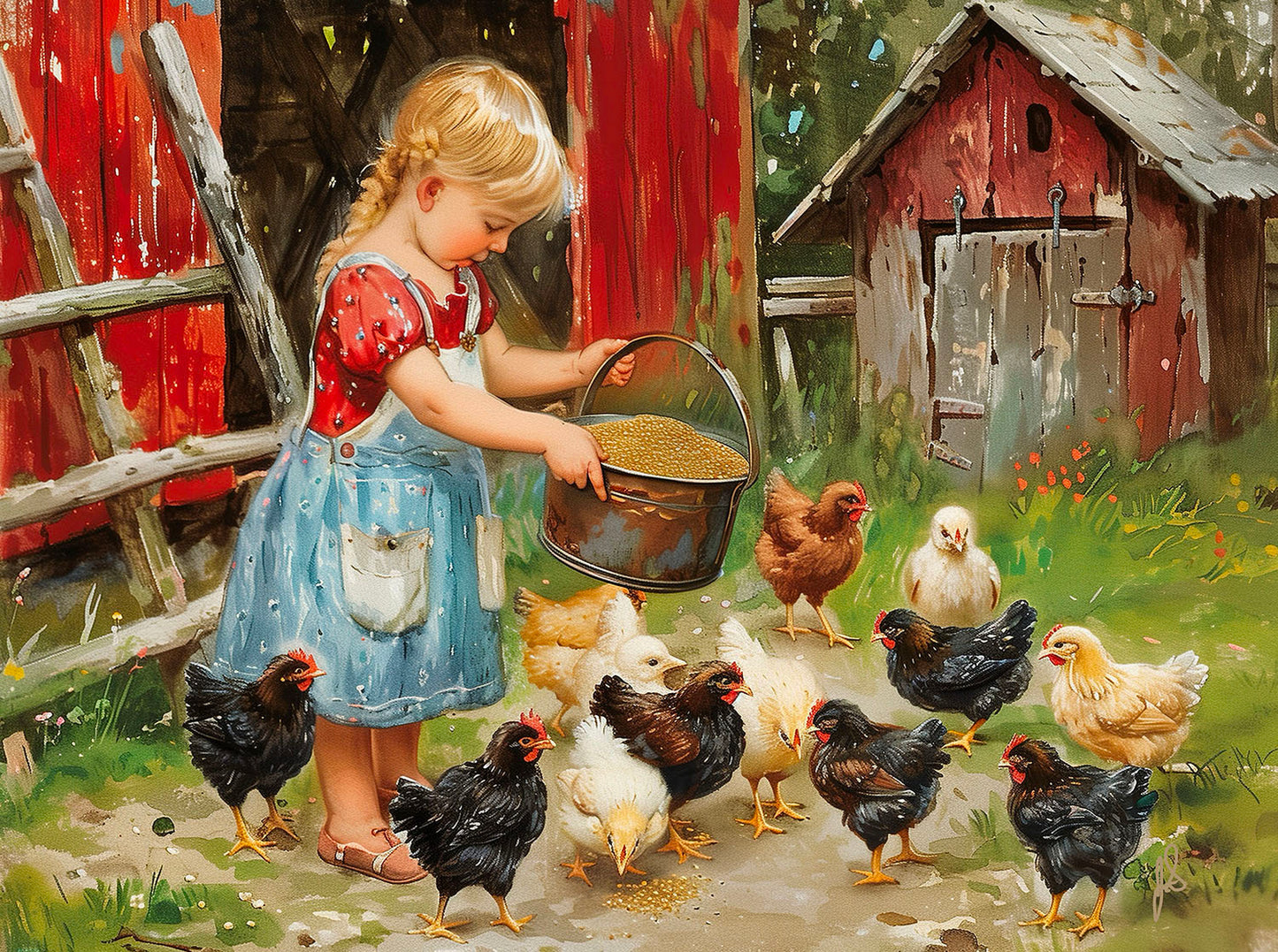 Feeding Time 1000 pc  Jigsaw Puzzle 77083