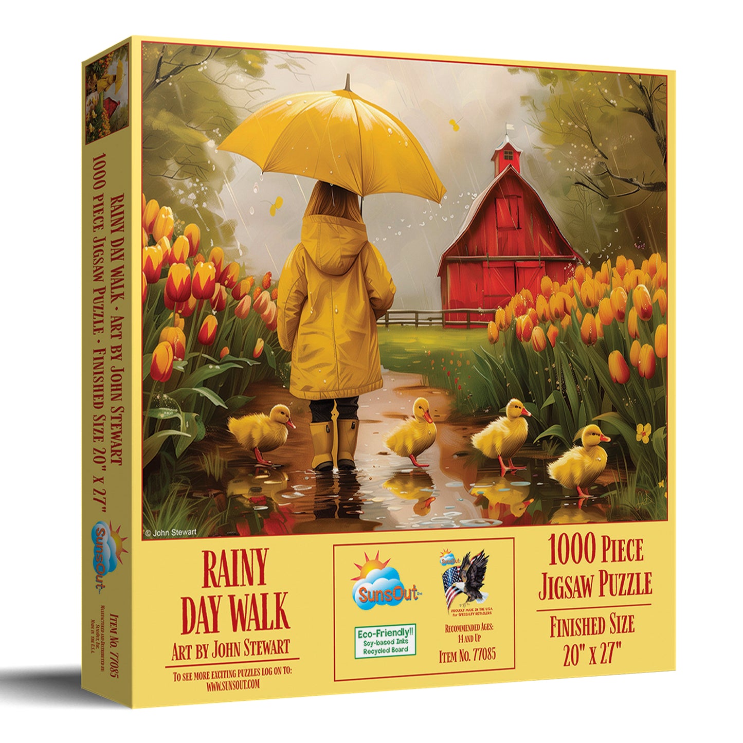 Rainy Day Walk 1000 pc  Jigsaw Puzzle 77085