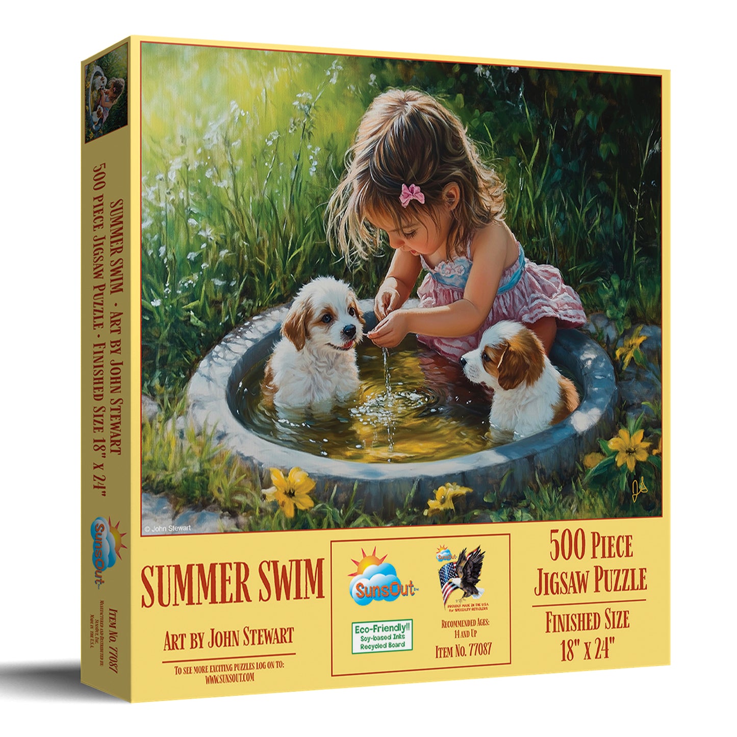 Summer Swim 500 pc  Jigsaw Puzzle 77087