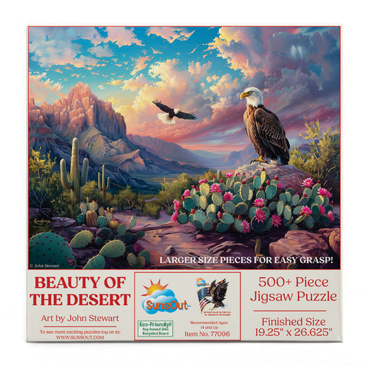 Beauty of the Desert 500 pc Large Pieces Jigsaw Puzzle 77096