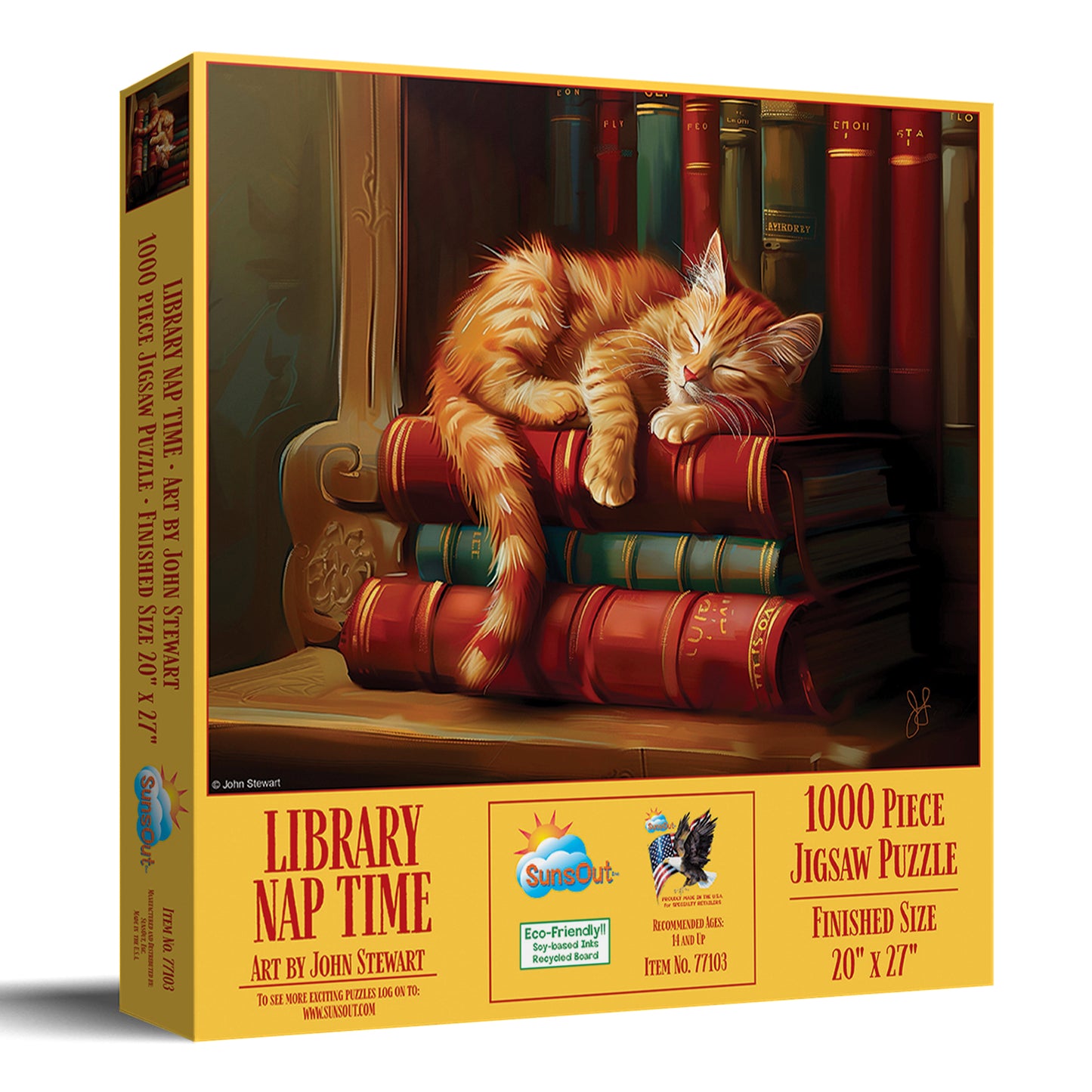 Library Nap 1000 pc  Jigsaw Puzzle 77103