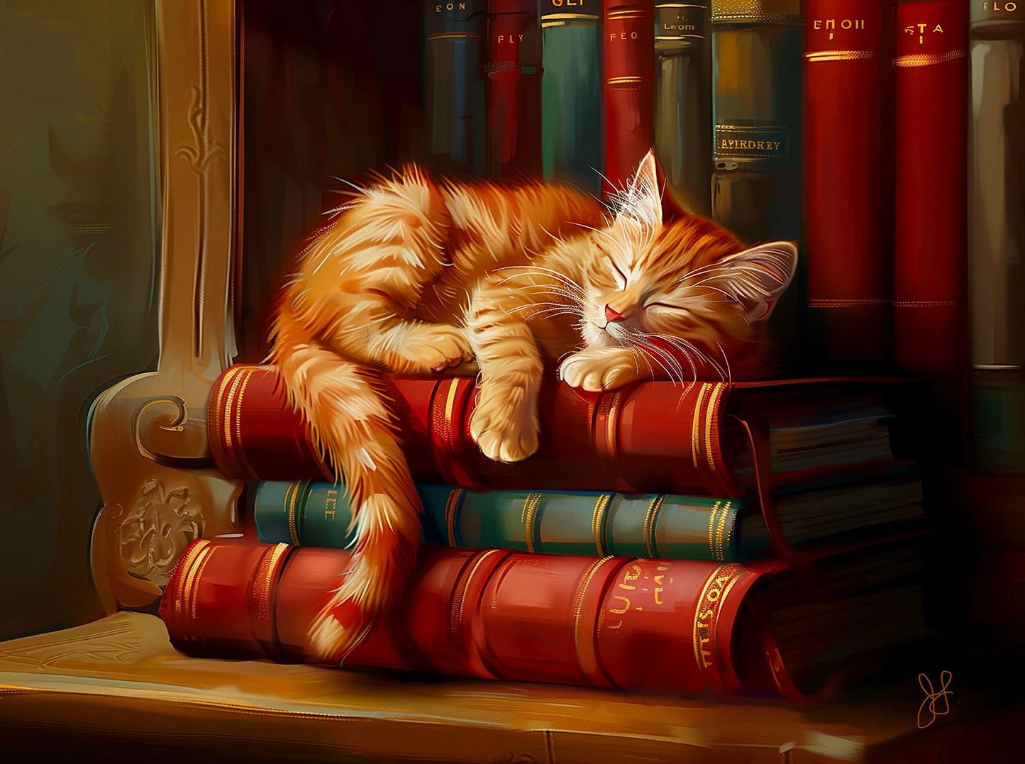 Library Nap 1000 pc  Jigsaw Puzzle 77103