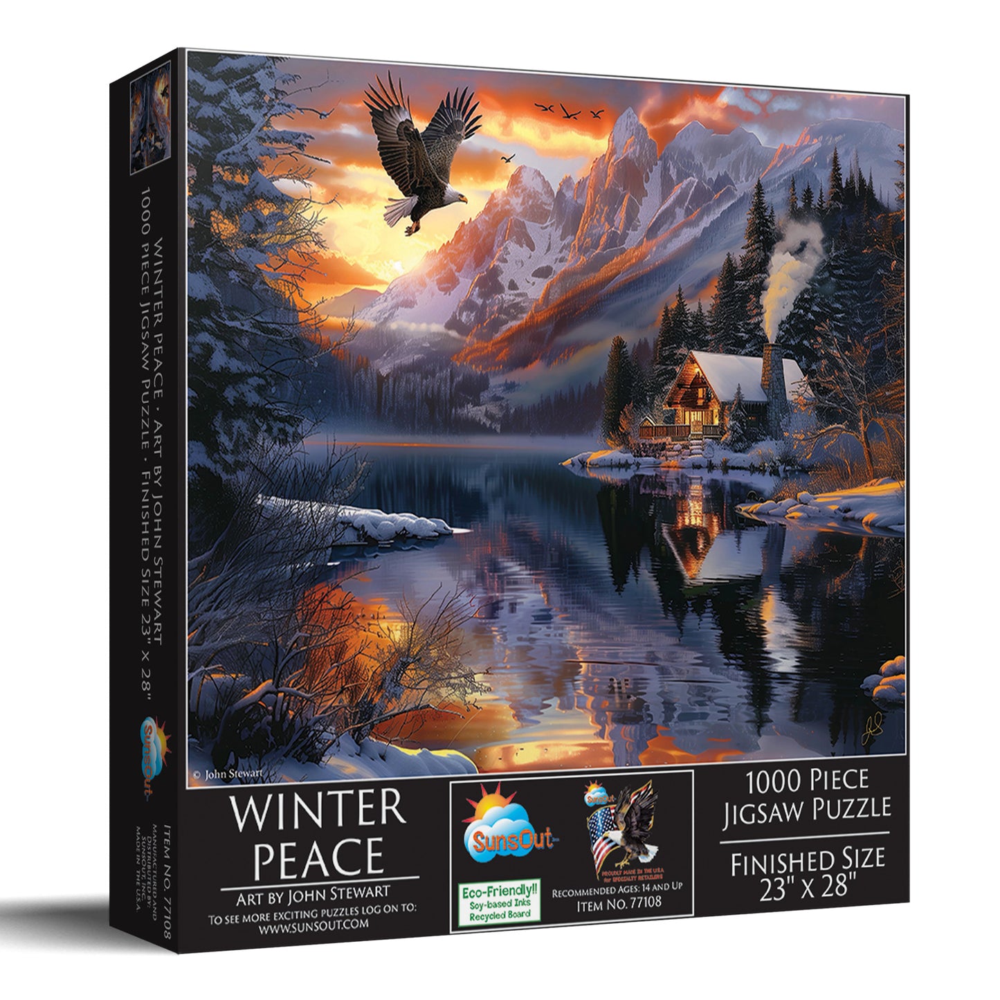 Winter Peace 1000 pc  Jigsaw Puzzle 77108