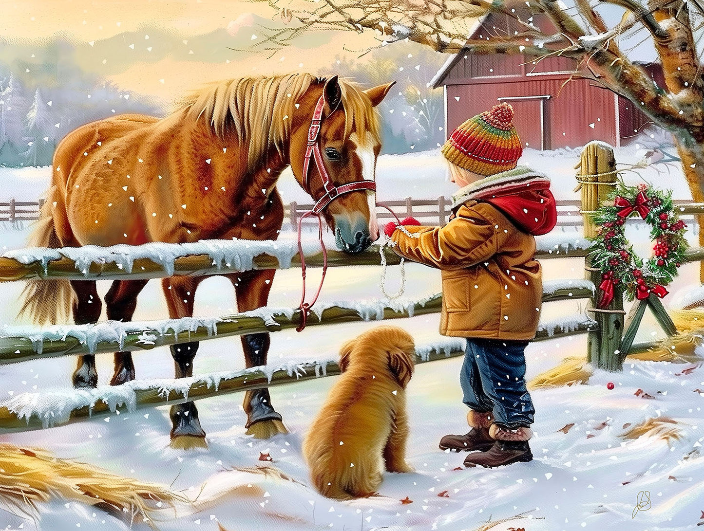 Buddies Sharing 500 pc  Jigsaw Puzzle 77115