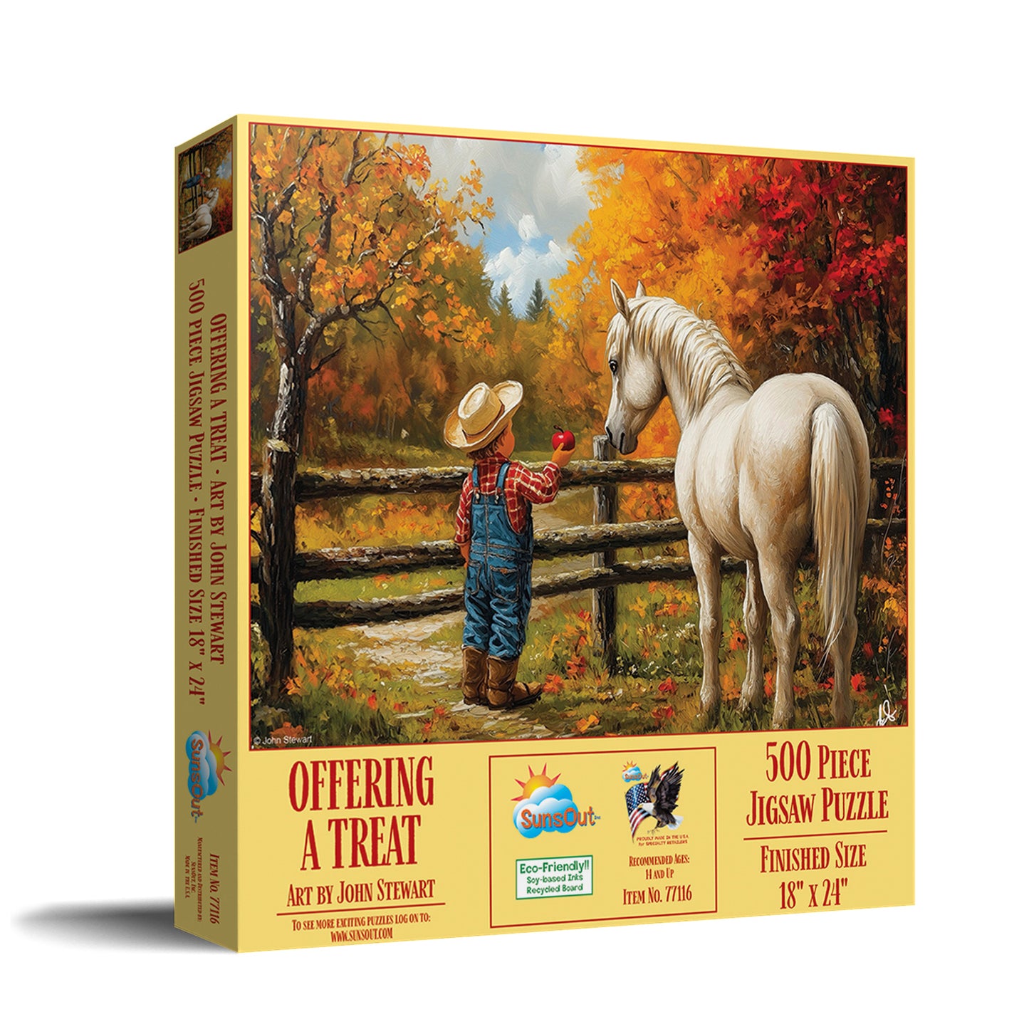 Offering a Treat, Horse 500 pc  Jigsaw Puzzle 77116
