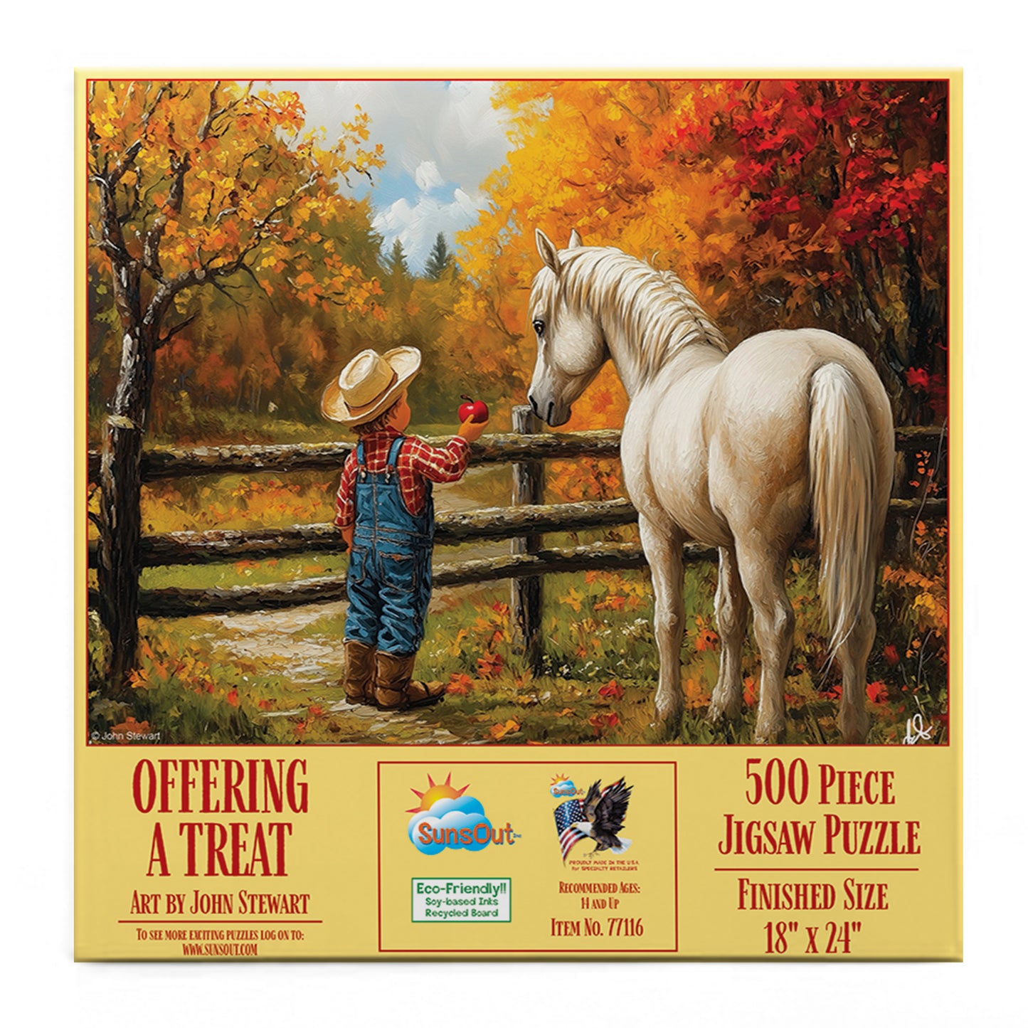 Offering a Treat, Horse 500 pc  Jigsaw Puzzle 77116