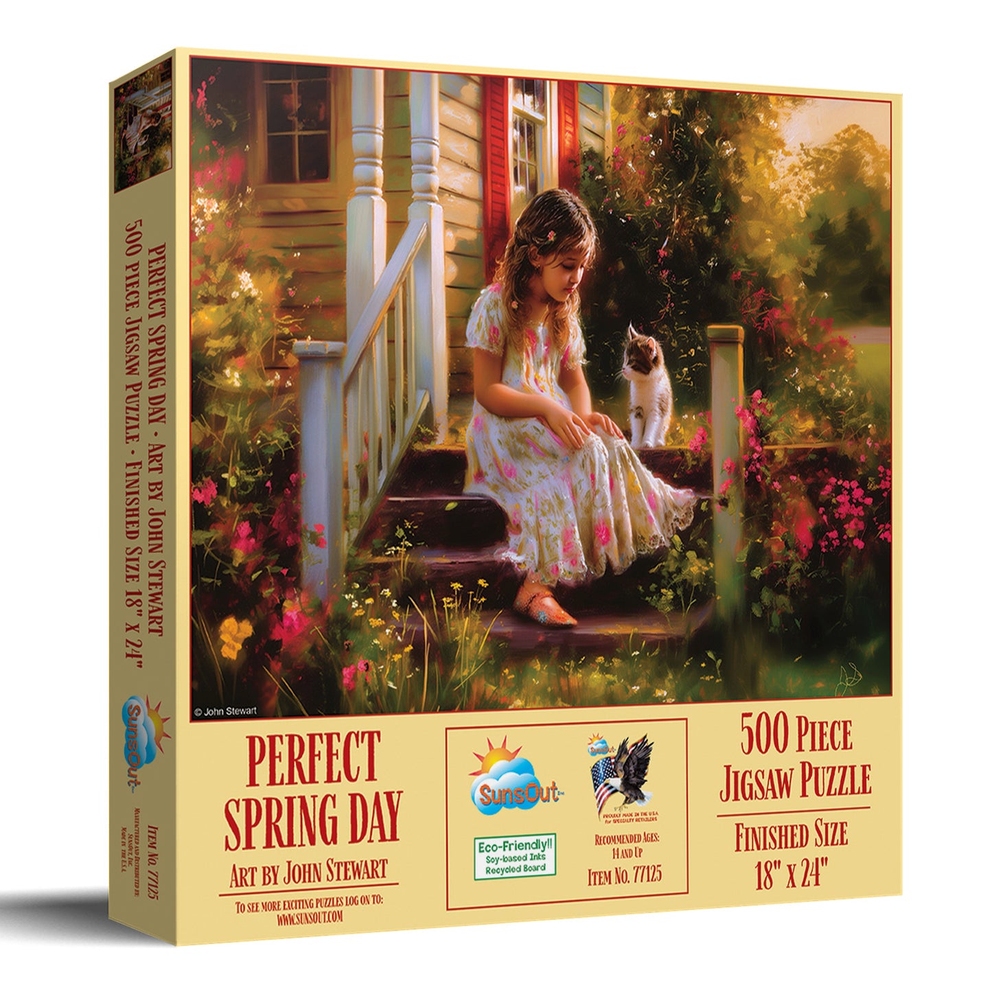 Perfect Spring Day 500 pc  Jigsaw Puzzle 77125