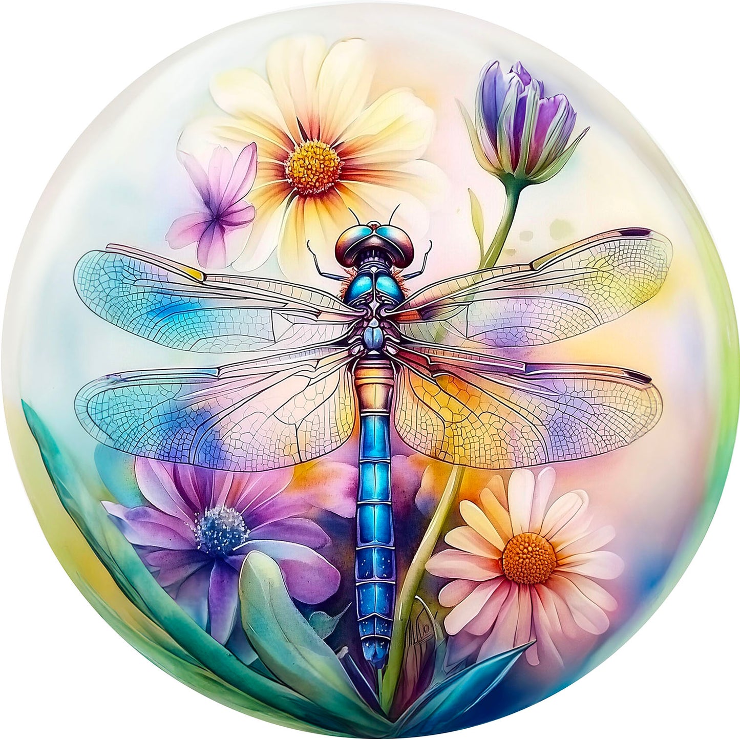 Hidden Garden Beauty 500 pc Round Jigsaw Puzzle 77135