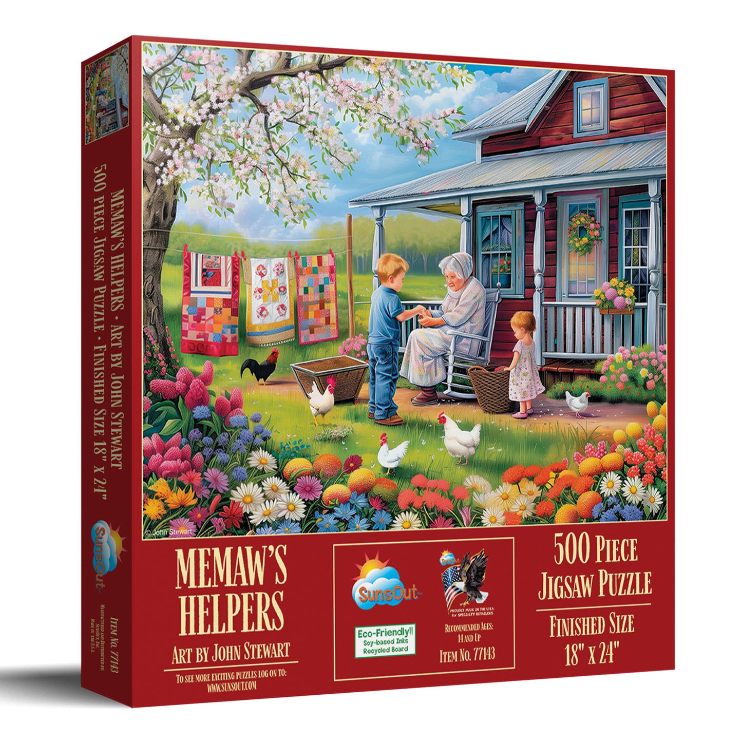 Memaws Helpers 500 pc  Jigsaw Puzzle 77143