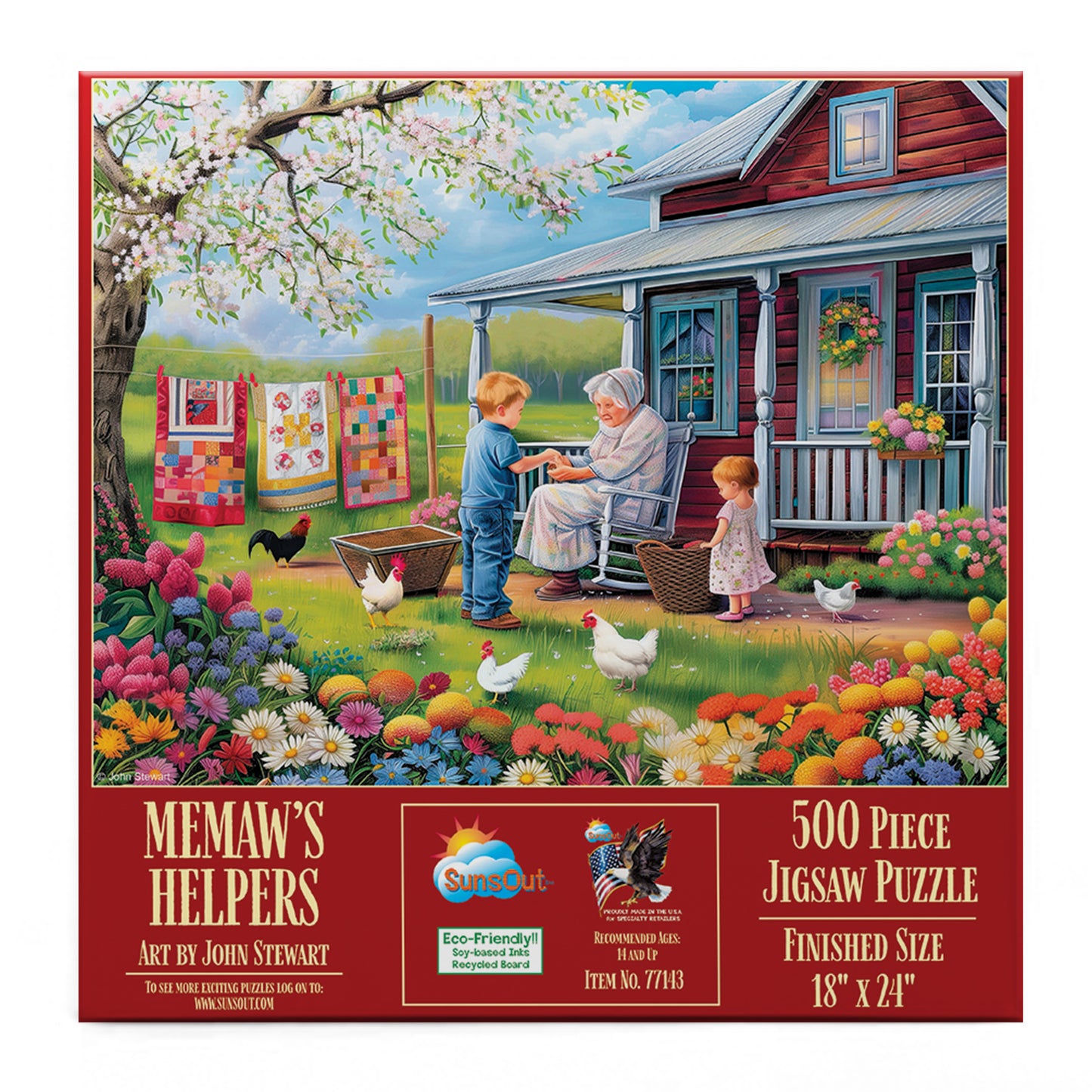 Memaws Helpers 500 pc  Jigsaw Puzzle 77143