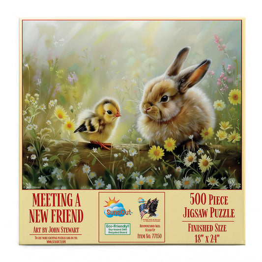 Meeting a New Friend 500 pc  Jigsaw Puzzle 77150