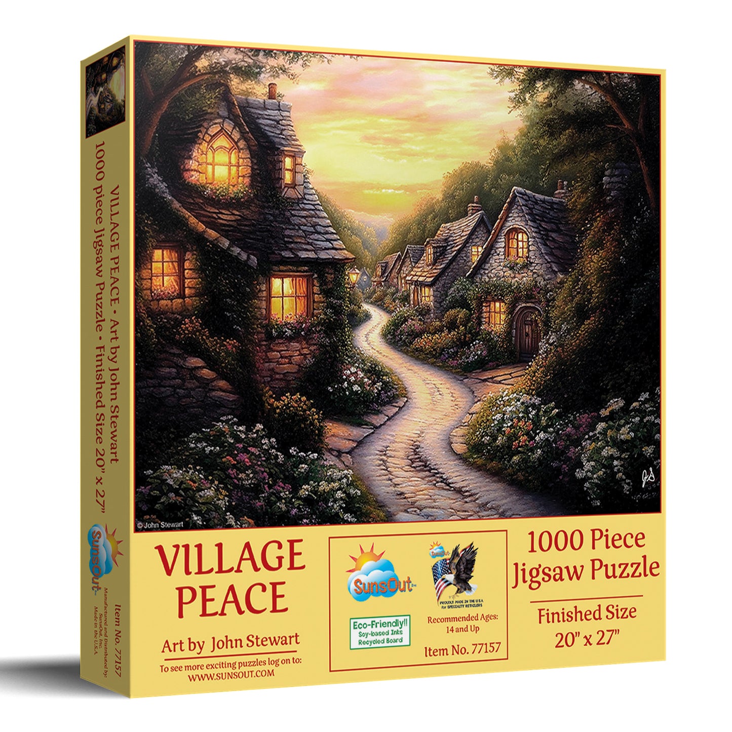 Village Peace 1000 pc  Jigsaw Puzzle 77157