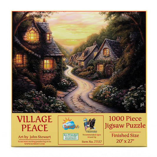 Village Peace 1000 pc  Jigsaw Puzzle 77157