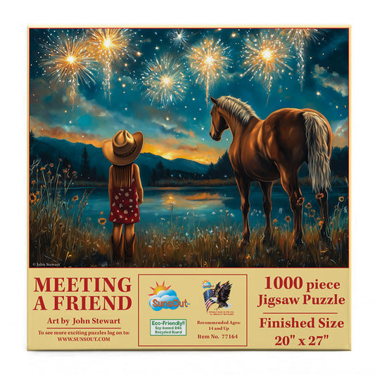 Meeting a Friend 1000 pc  Jigsaw Puzzle 77164