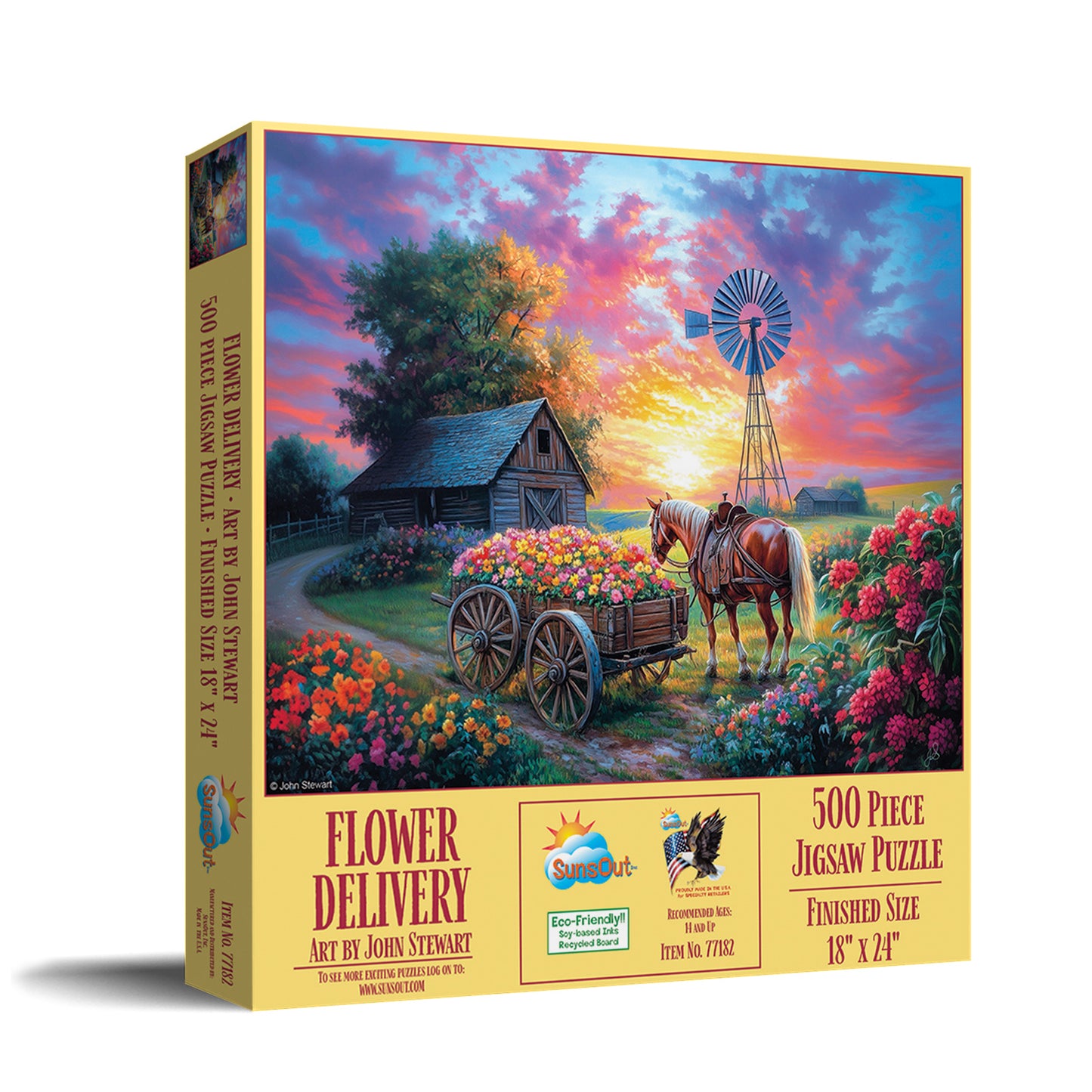 Flower Delivery 500 pc  Jigsaw Puzzle 77182