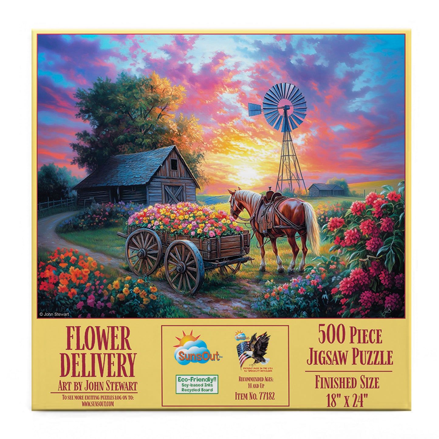 Flower Delivery 500 pc  Jigsaw Puzzle 77182