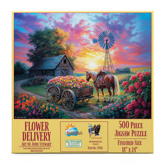 Flower Delivery 500 pc  Jigsaw Puzzle 77182