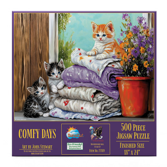Comfy Days 500 pc  Jigsaw Puzzle 77189