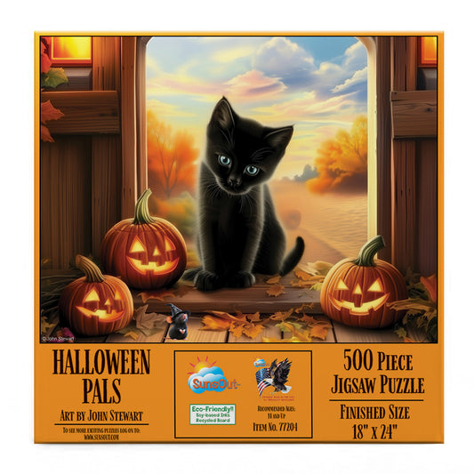 Halloween Pals 500 pc  Jigsaw Puzzle 77204