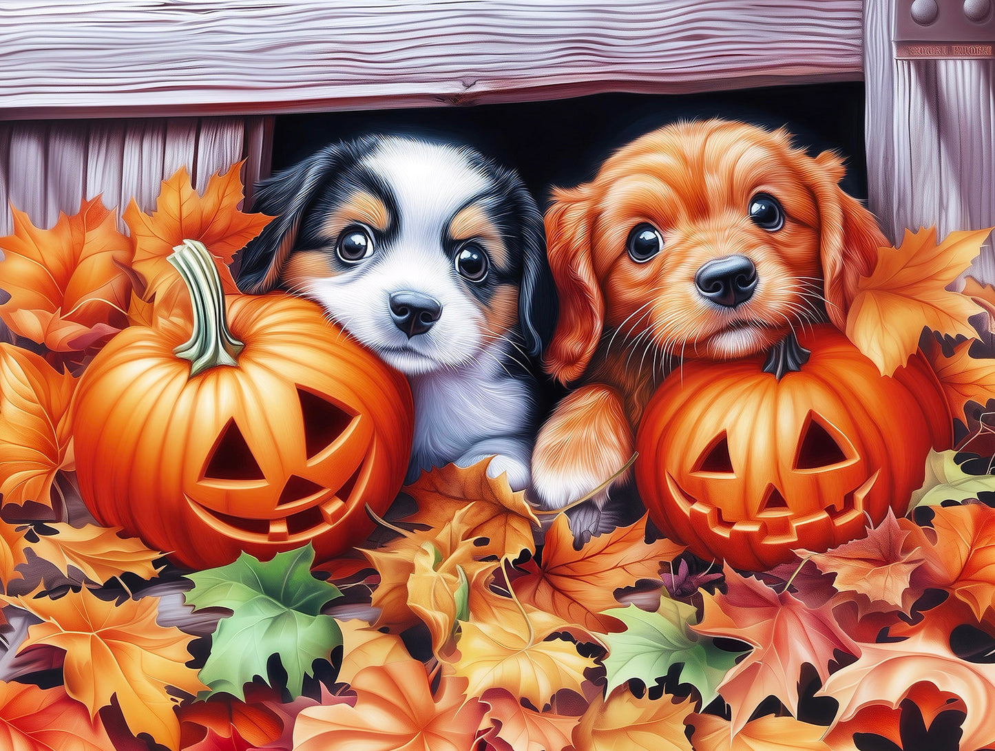 Puppies and Jacks 500 pc  Jigsaw Puzzle 77206