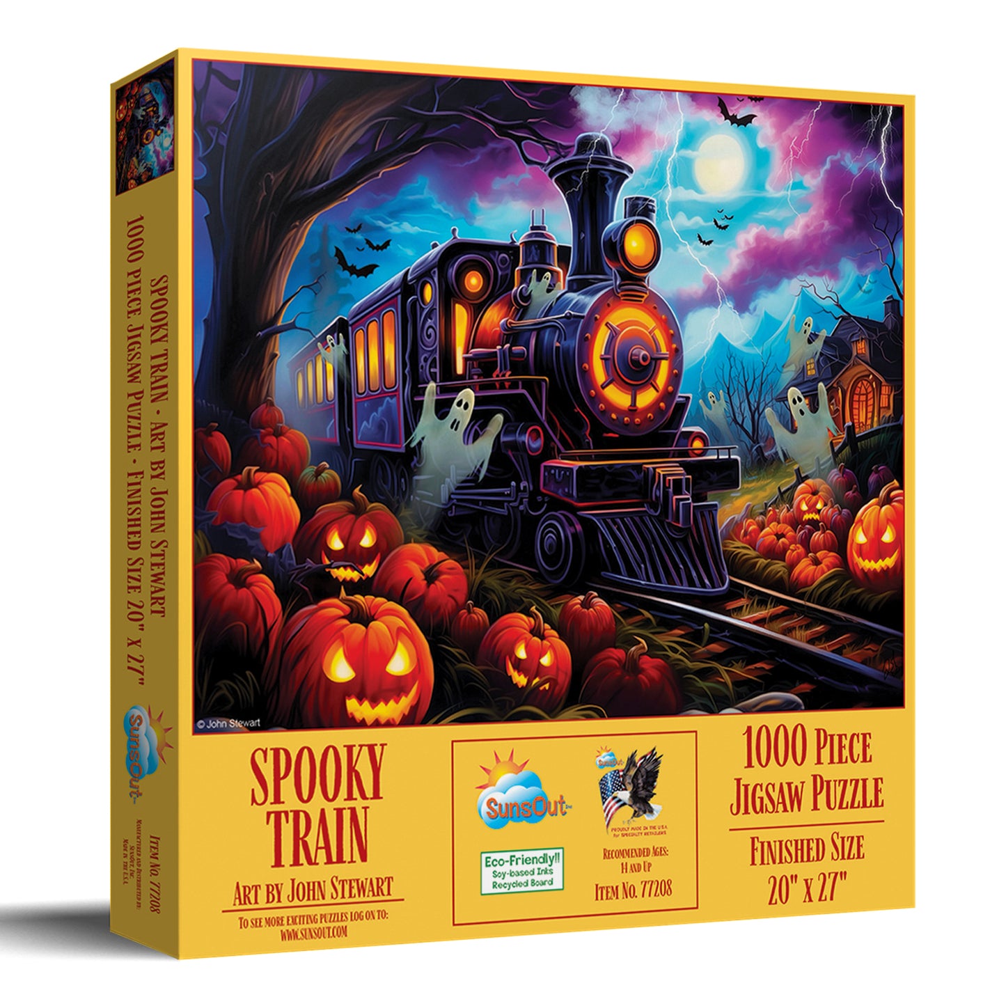 Spooky Train 1000 pc  Jigsaw Puzzle 77208