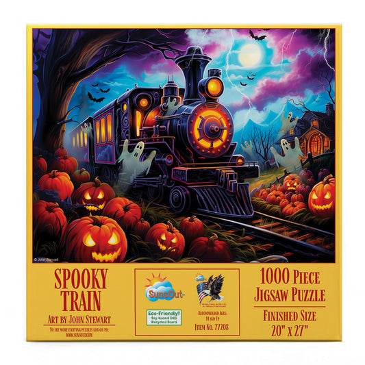Spooky Train 1000 pc  Jigsaw Puzzle 77208