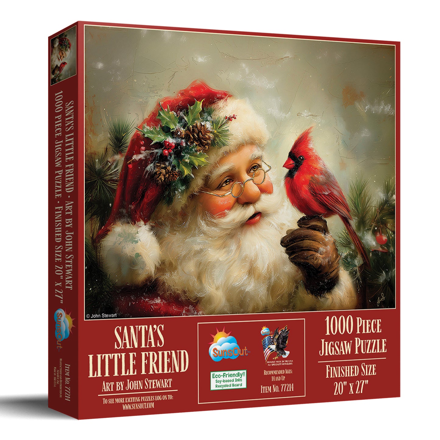 Santas Little Friend 1000 pc  Jigsaw Puzzle 77214