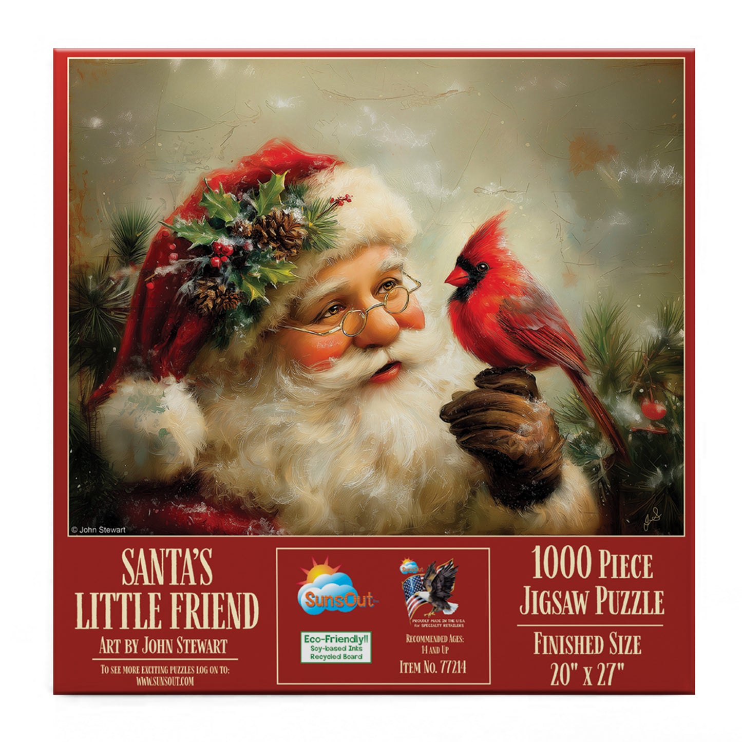 Santas Little Friend 1000 pc  Jigsaw Puzzle 77214