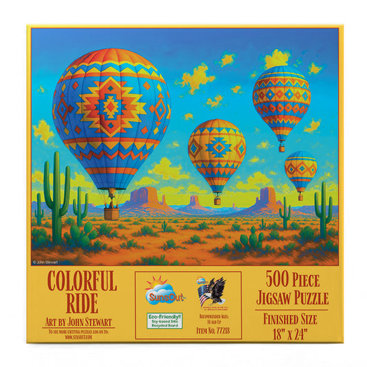 Colorful Ride 500 pc  Jigsaw Puzzle 77218