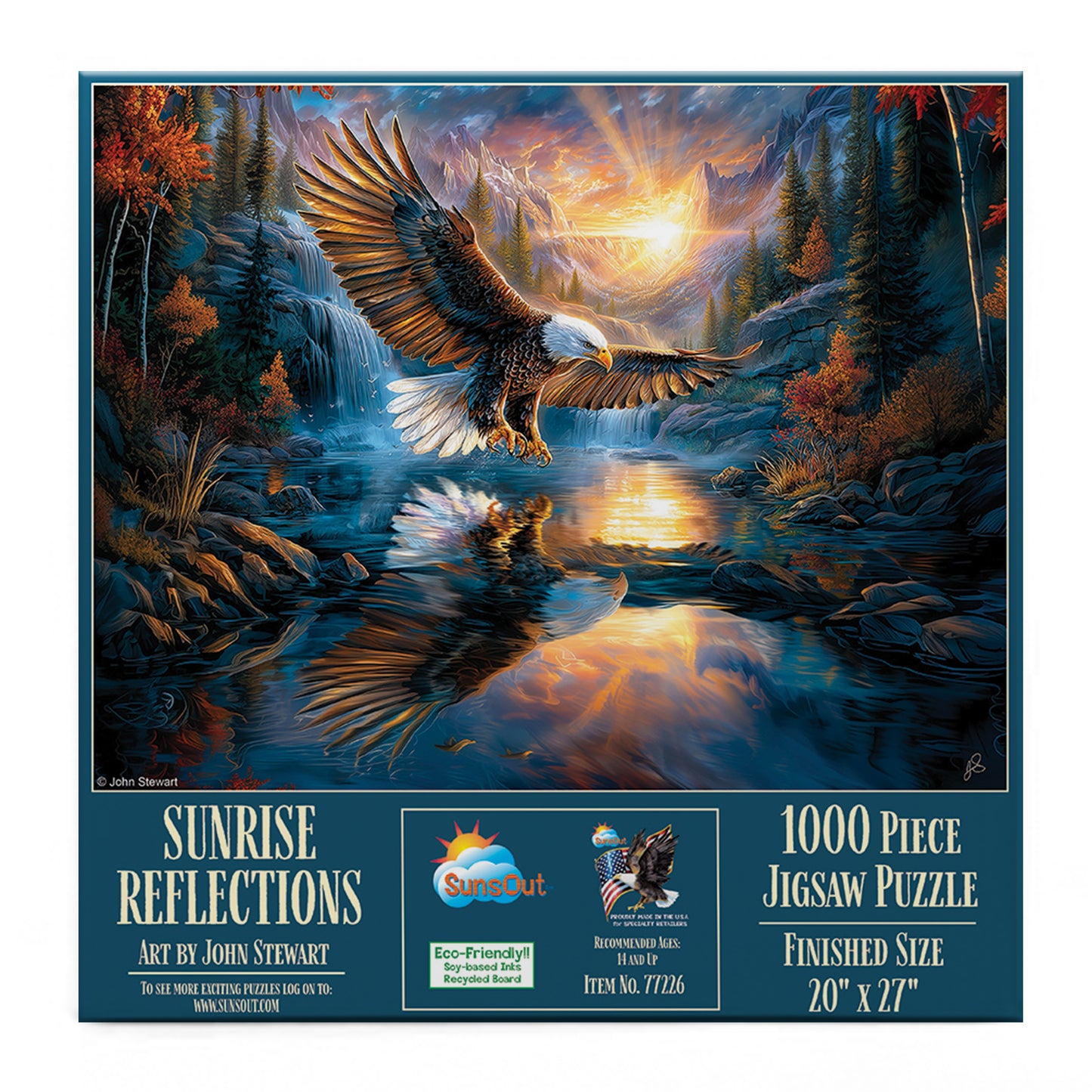 Sunrise Reflections 1000 pc  Jigsaw Puzzle 77226