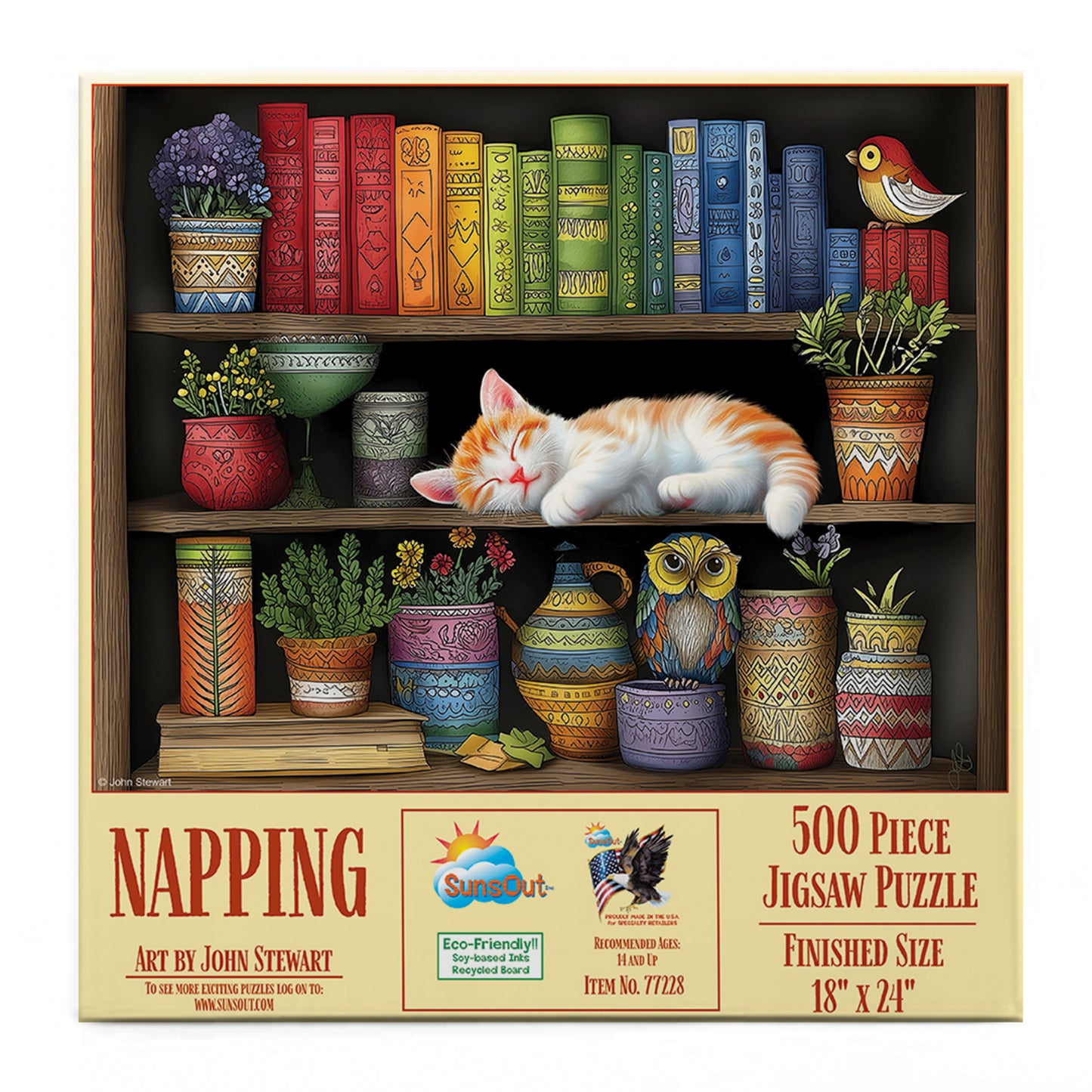 Napping 500 pc  Jigsaw Puzzle 77228