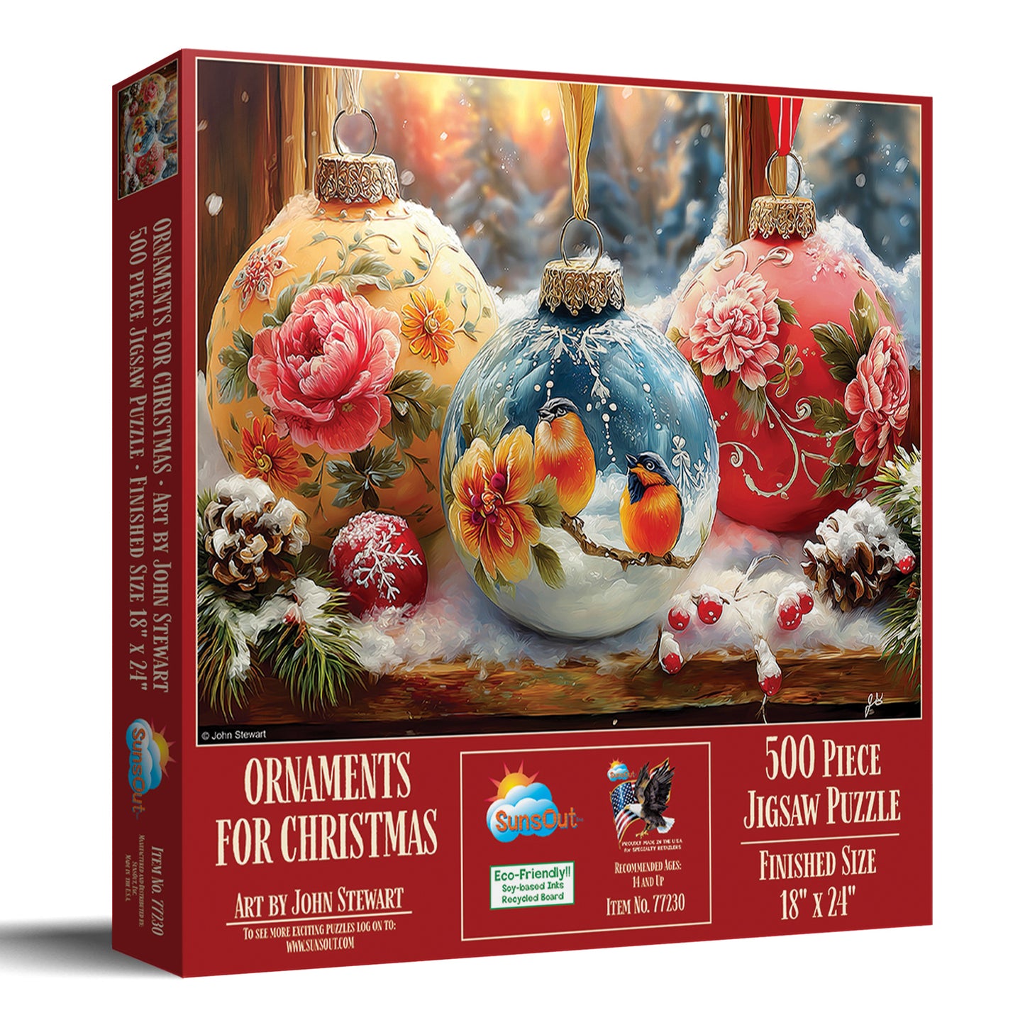 Ornaments for Christmas 500 pc  Jigsaw Puzzle 77230