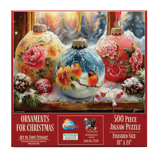 Ornaments for Christmas 500 pc  Jigsaw Puzzle 77230