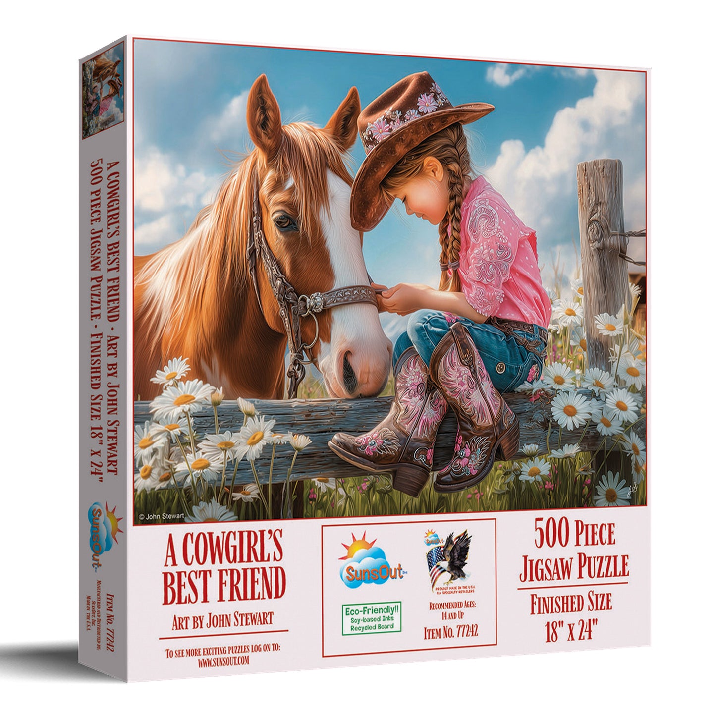 A Cowgirls Best Friend 500 pc  Jigsaw Puzzle 77242