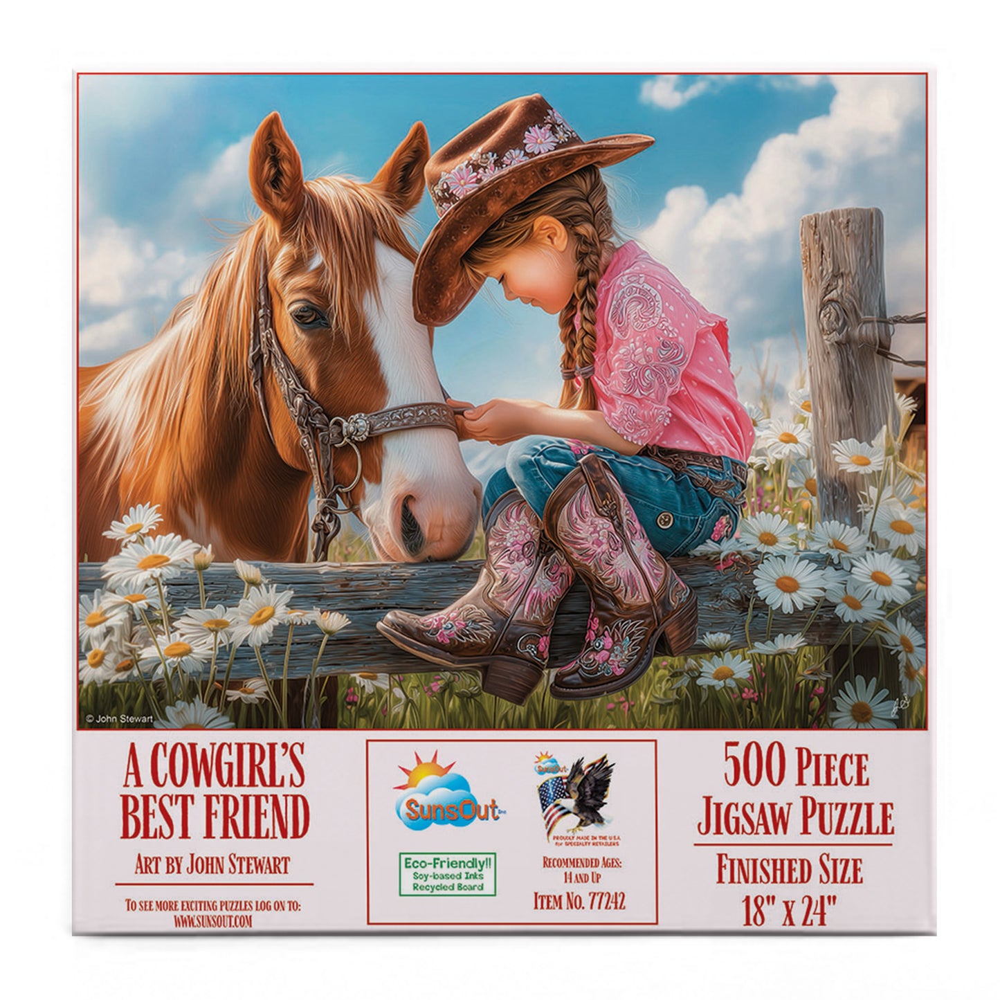 A Cowgirls Best Friend 500 pc  Jigsaw Puzzle 77242