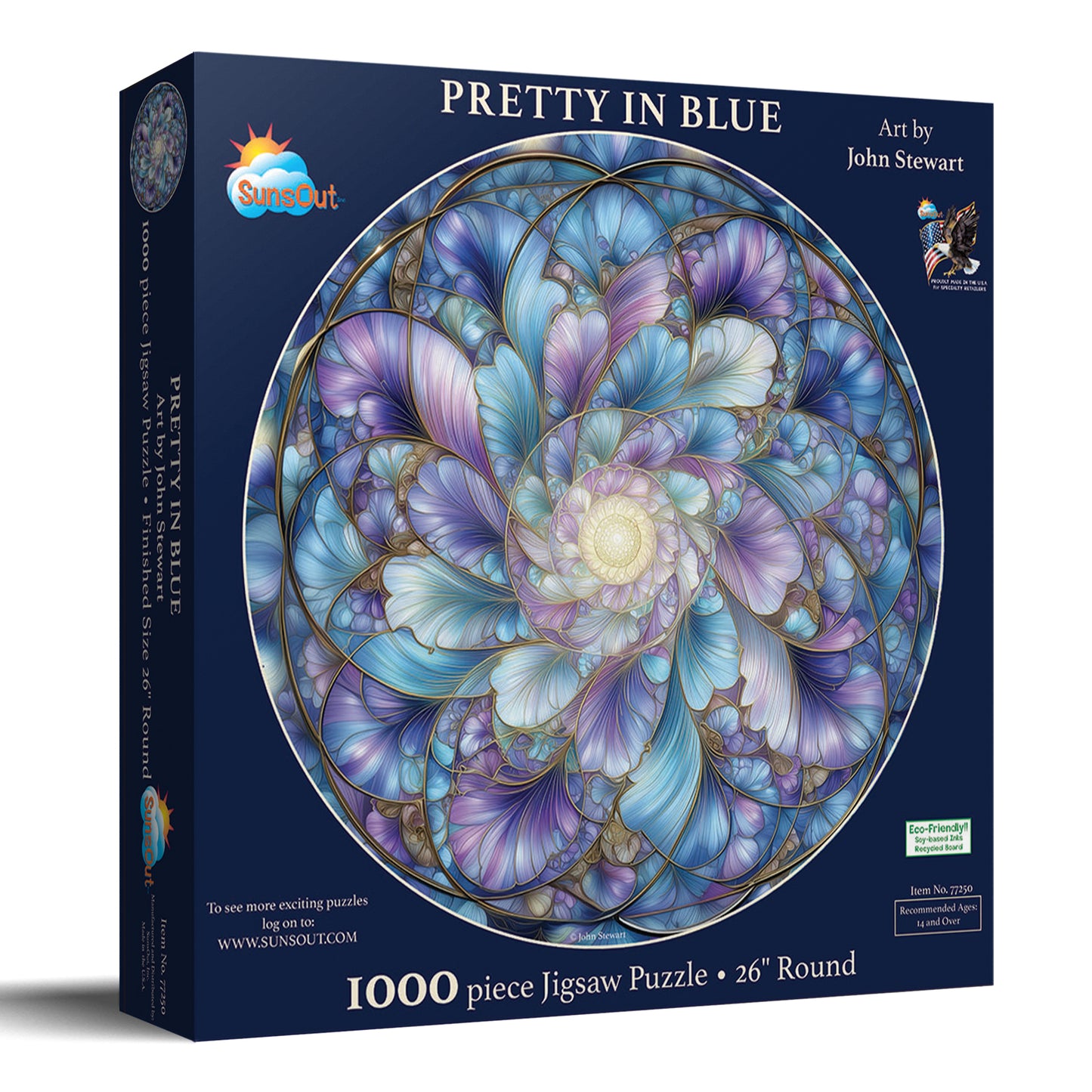Pretty in Blue 1000 pc  Jigsaw Puzzle 77250