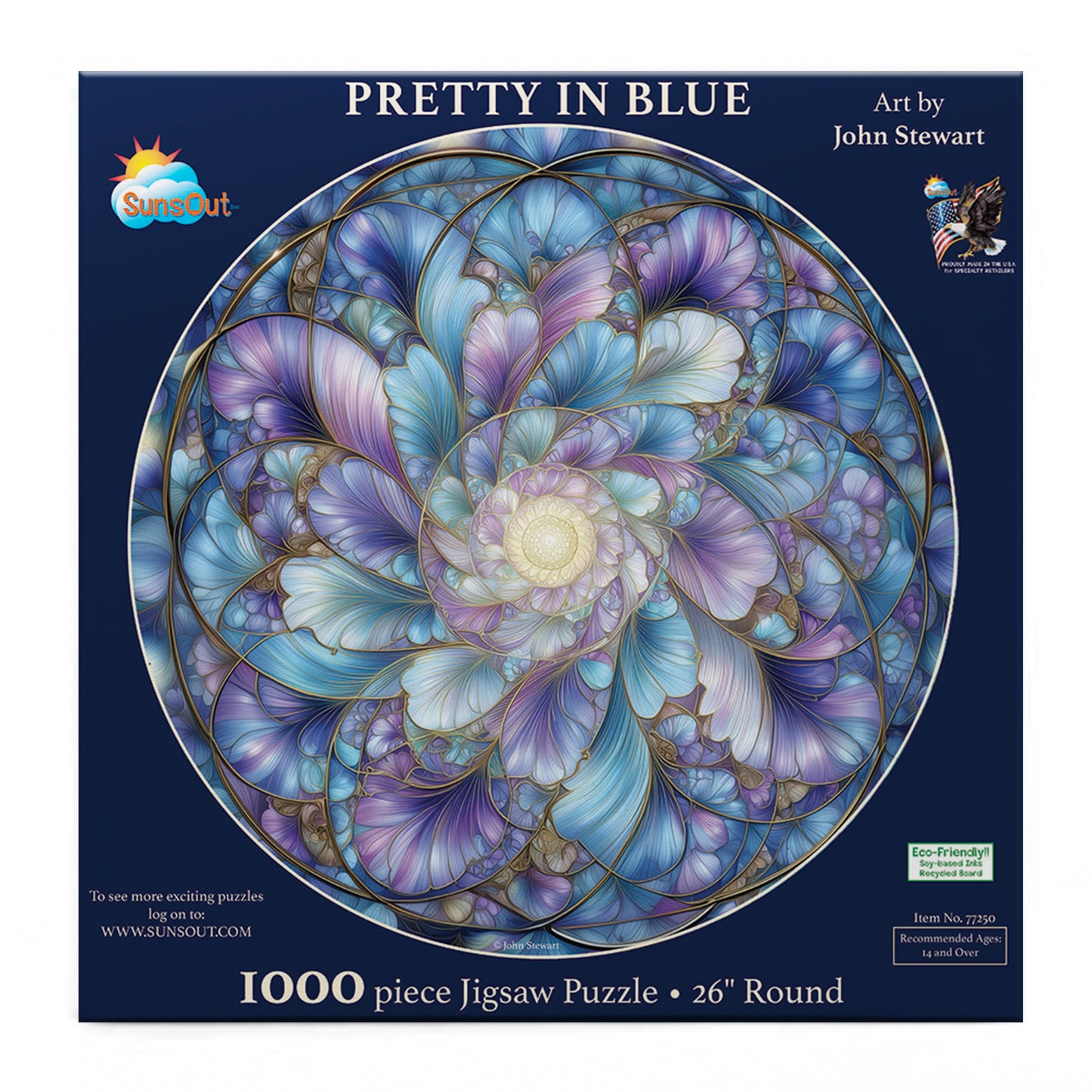 Pretty in Blue 1000 pc  Jigsaw Puzzle 77250