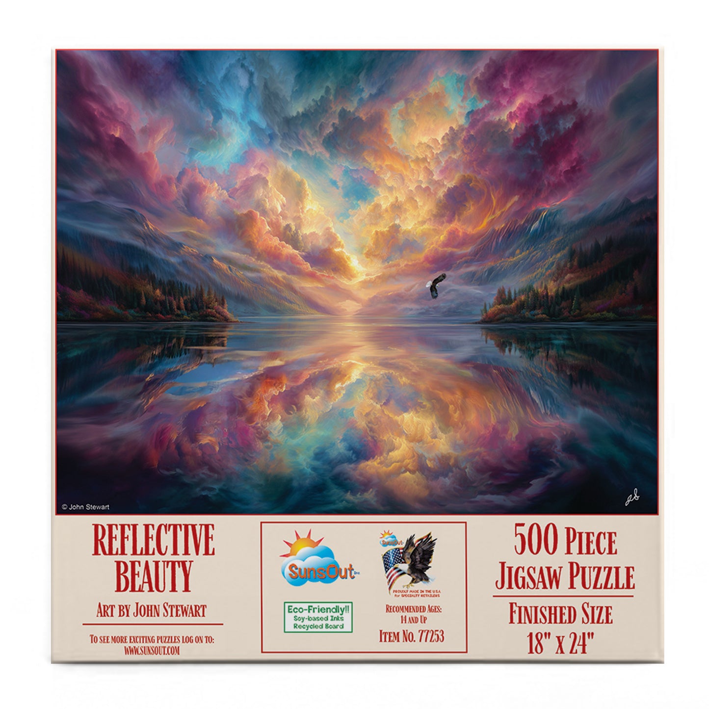 Reflective Beauty 500 pc  Jigsaw Puzzle 77253