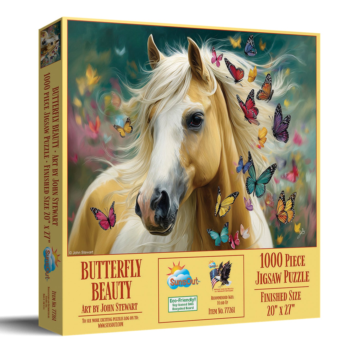 Butterfly Beauty 1000 pc  Jigsaw Puzzle 77261