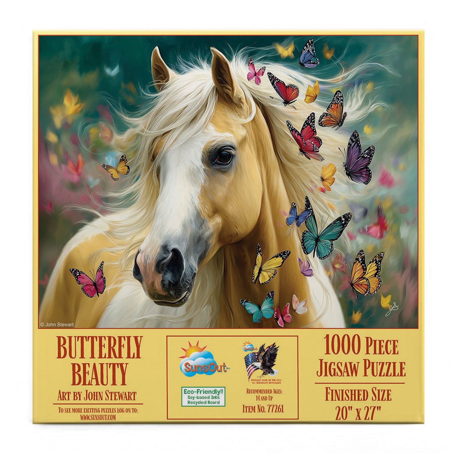 Butterfly Beauty 1000 pc  Jigsaw Puzzle 77261
