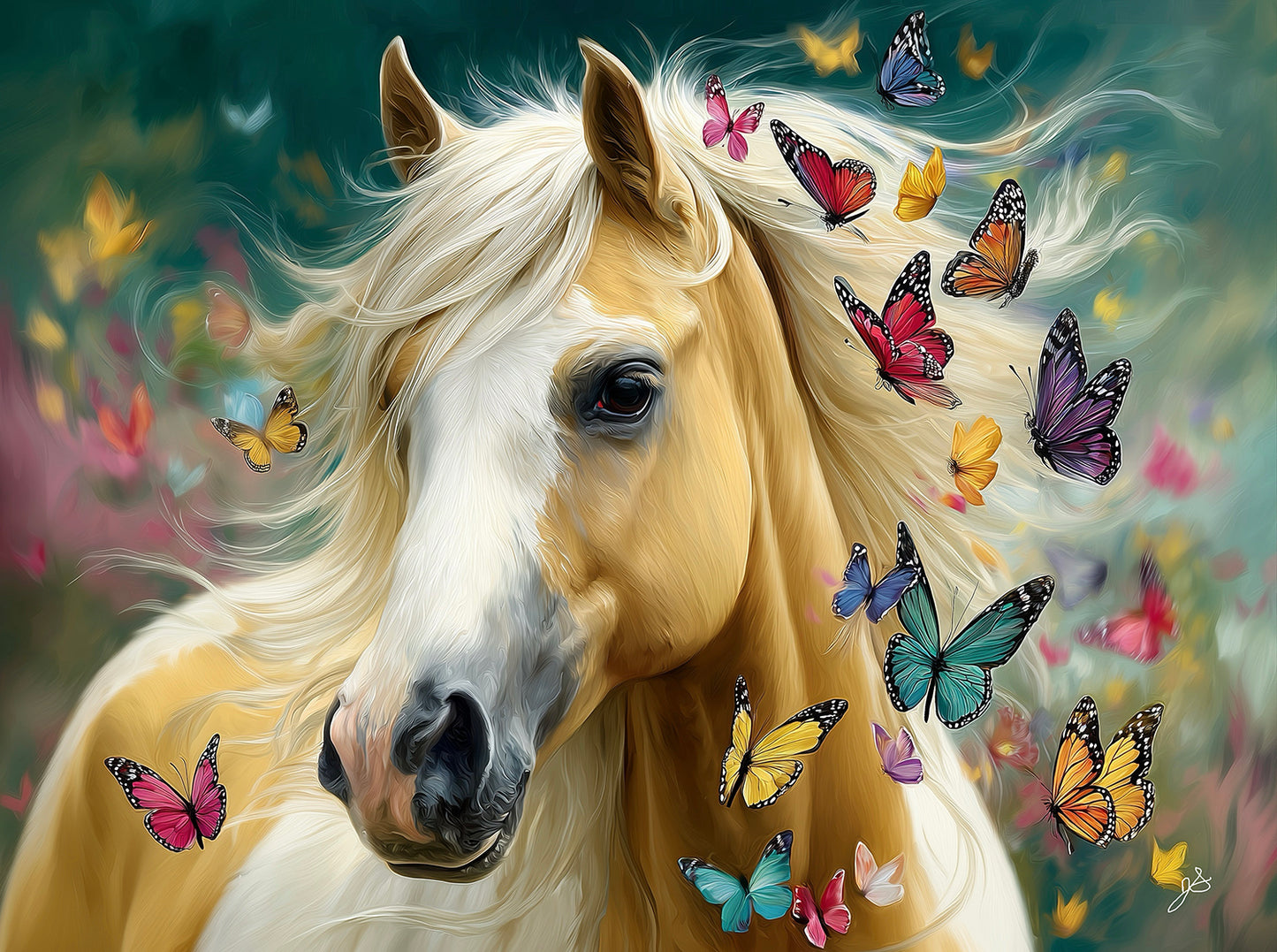 Butterfly Beauty 1000 pc  Jigsaw Puzzle 77261