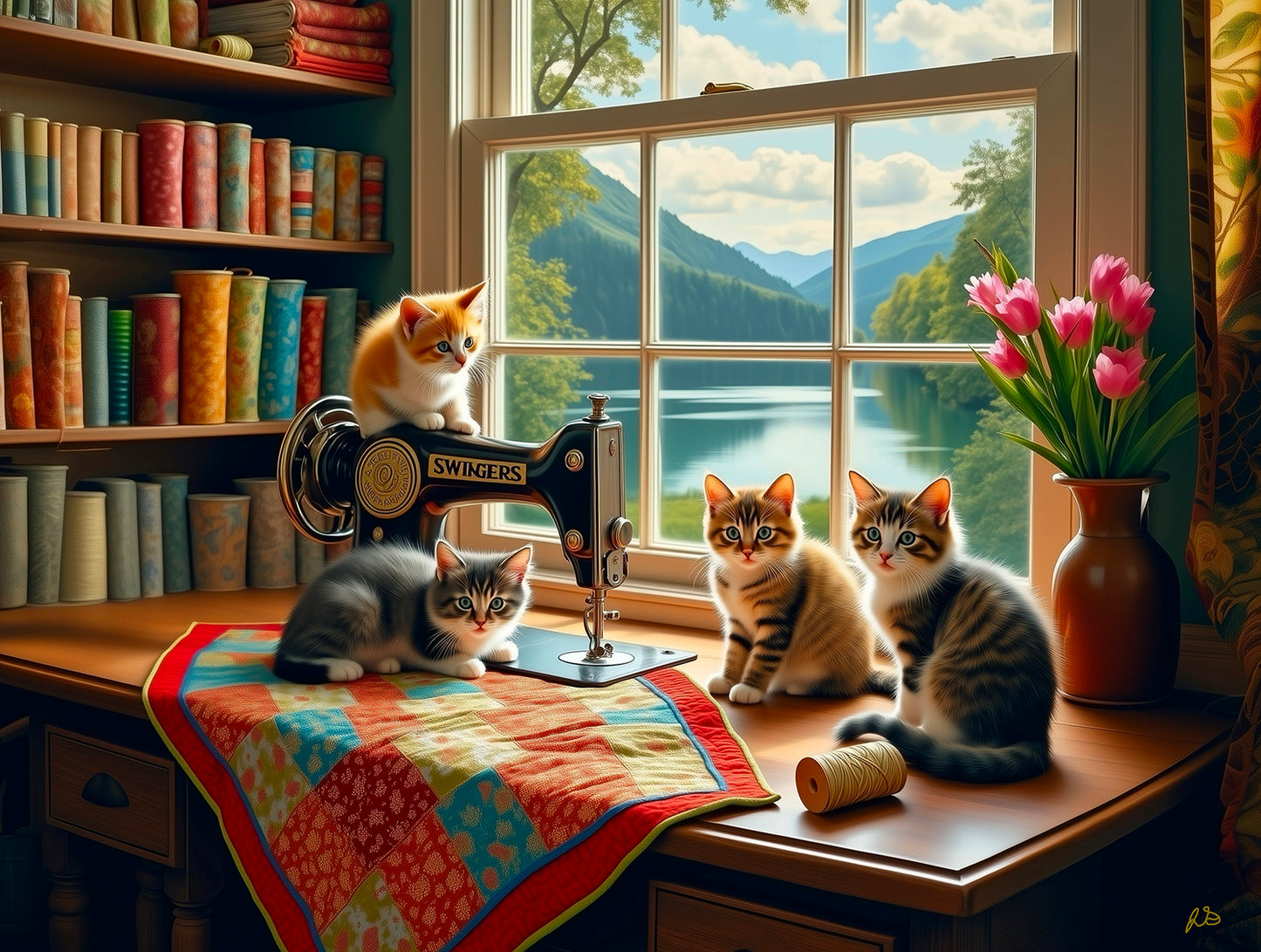 Quilting Helpers 300 pc  Jigsaw Puzzle 77264