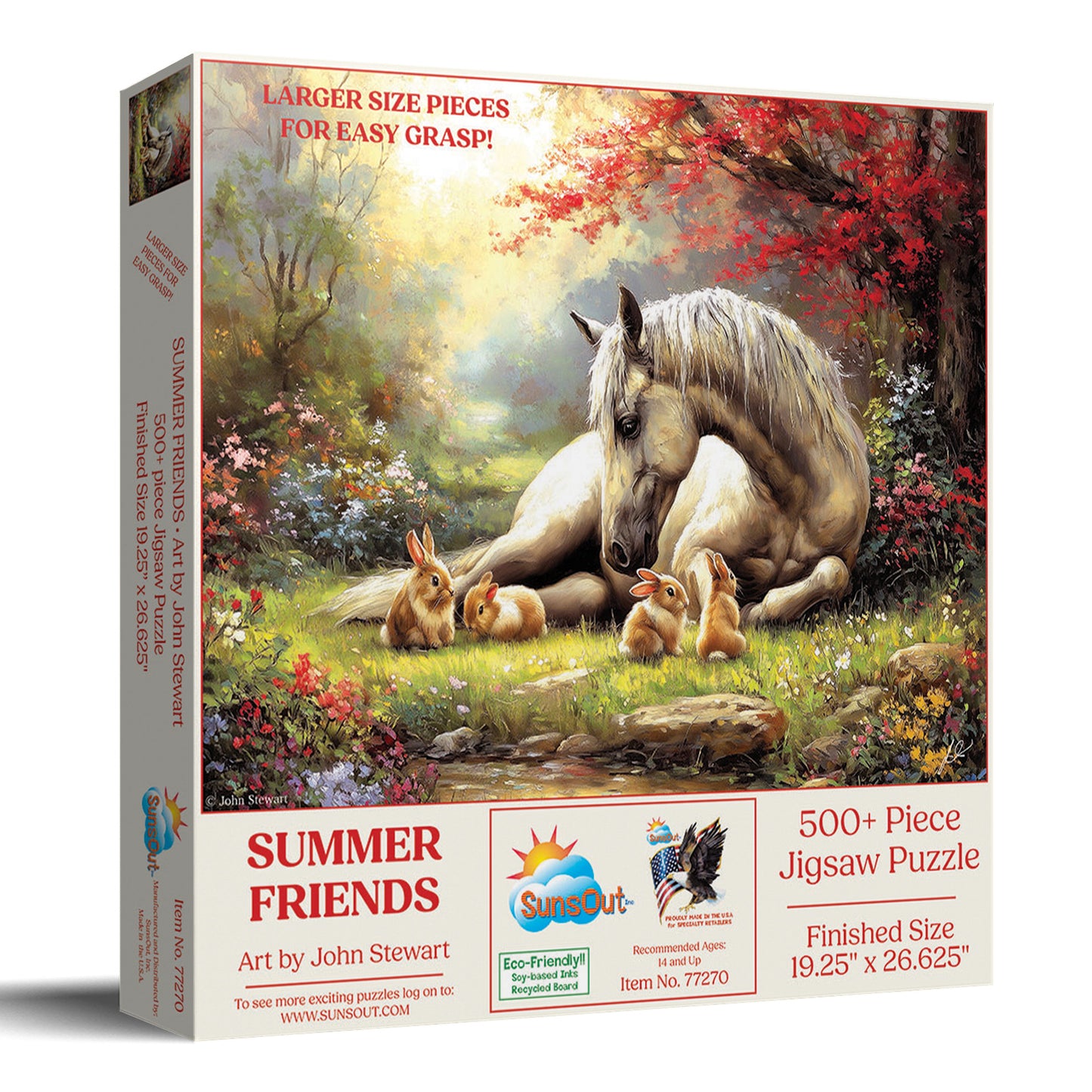 Summer Friends 500 pc Large Pieces Jigsaw Puzzle 77270