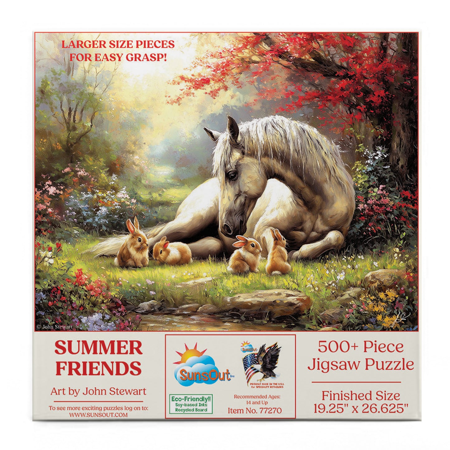 Summer Friends 500 pc Large Pieces Jigsaw Puzzle 77270