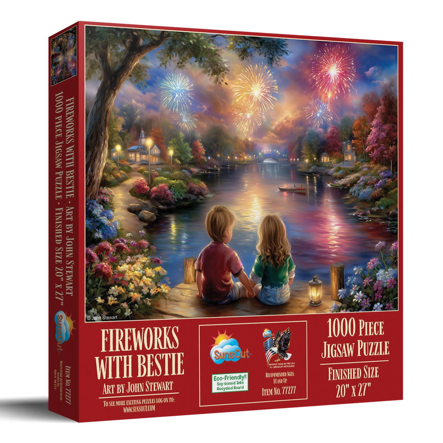 Fireworks with Bestie 1000 pc  Jigsaw Puzzle 77277
