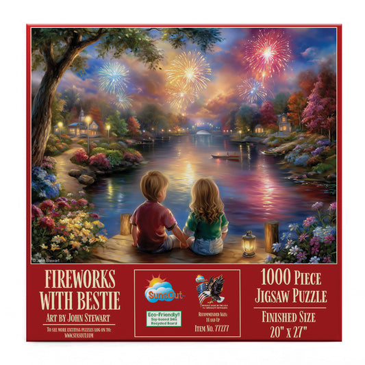 Fireworks with Bestie 1000 pc  Jigsaw Puzzle 77277
