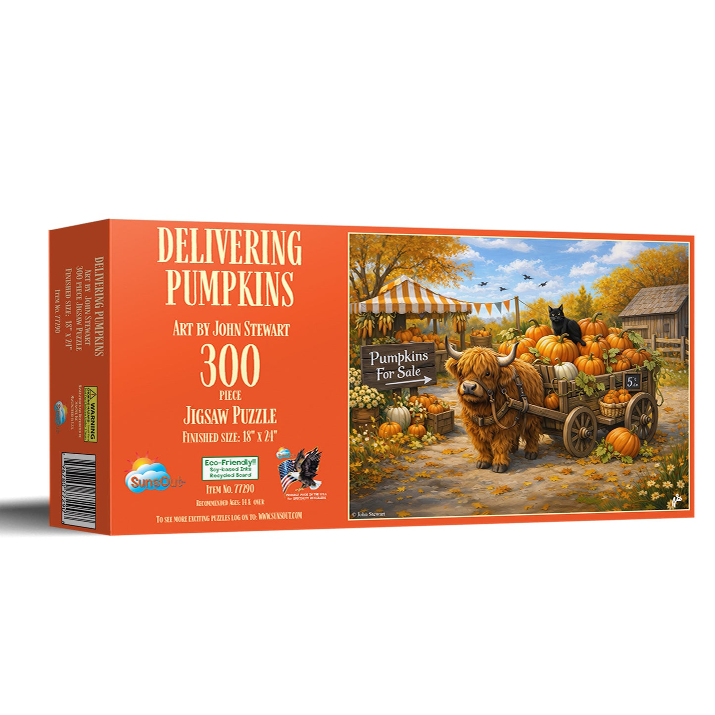 Delivering Pumpkins 300 pc  Jigsaw Puzzle 77290