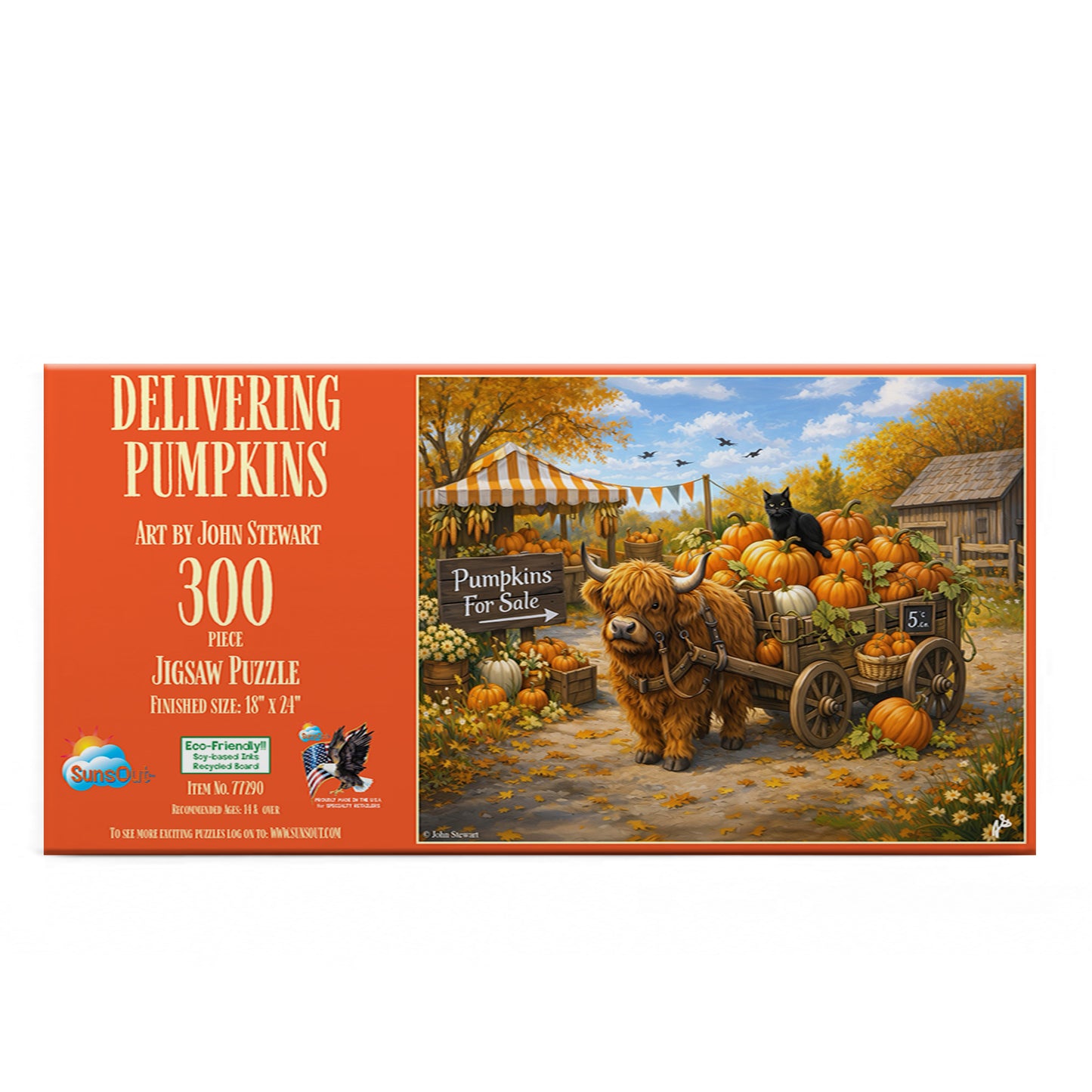 Delivering Pumpkins 300 pc  Jigsaw Puzzle 77290